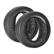 2Pcs Leather Sponge Ear Pads Cushion Cover For Jabra Evolve 80 UC HSC019 Headset