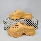 Wmns Adidas x Stella McCartney OVERSIZED Clog 'Hazy Orange' / IF6073 / US Size 7