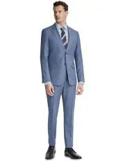 [Oxford] New Hopkins Wool Suit Jacket in Blue