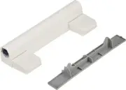 Hinge Kit for Elongated Toilet Seat, White