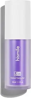 Hismile v34 Colour Corrector | Tooth Stain Concealer | Purple Toothpaste | Colour Correcting Yellow Tones | Hismile V34 | Hismile Colour Corrector | Tooth Colour Corrector