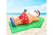 Inflatable Beach Santa Banana Lounge 180cm