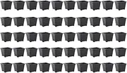 Seedling Starter Pots - 50x Transplant Pots with Drainage Holes | Germination Trays, Flower Planting Container for Indoor and Outdoor