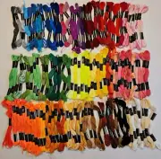 J & P Coats Embroidery Floss Skeins Thread~Lot of 116~Various Colors~Great Lot!