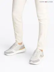 Tommy Hilfiger White Fashion Runner Trainers (F54898) | $300