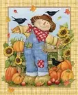 Scarecrow 36'' Panel Fabric