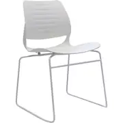 RAPIDLINE VIVID CHAIR PP Stackable White