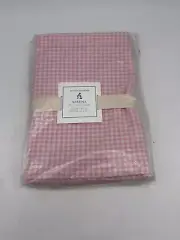 New Pottery Barn Kids Gingham Sabrina Toy Chest Liner Pink Gingham Girl