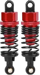 XIASABA 2pcs Metal Shock Struts Damper Fit for 1/10 HSP RC Car Model Part Accessory Red 85MM 60MM 100MM (60MM)