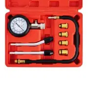 Professional Petrol Engine Compression Tester Kit Fuel Cylinder Pressure Gauge