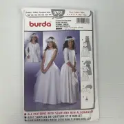 Burda Style Sewing Pattern - 9761 - Formal Dress Fashion Girls 8-14 FF