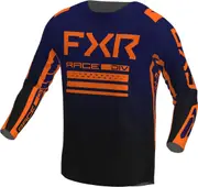 FXR Contender Off-Road Motocross Jersey, blue-orange, Size L for Men Blue Orange