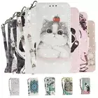 Phone Case For Samsung A70 M34 M21 A40 A50 A30S Luxury Leather 3D Painted Cover