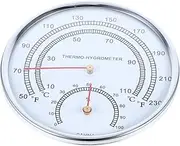 Sauna Temperature and Humidity Meter Hygrometer Indoor Humidity Indoor Thermometer Hygrometer Sauna Supplies Steam Room Equipment Sauna Room Thermometer and Hygrometer Glass