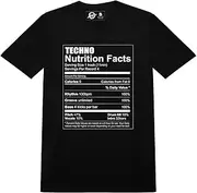 Techno Music DJ T-Shirt Black