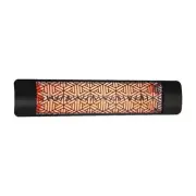 5000 Watt Electric Infrared Dual Element Heater-240 Voltage-Black Finish-Mason