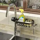 Sink Organizer Free Adjustment Draining Steel Ball Sink Organizer Firmly Fixed