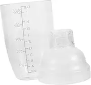 GRADENEVE Clear Cocktail Shaker Hand Shaker for Mixing Cocktails Milk Tea Drinks Easy to Clean Reusable Bar Tool for Home Bartenders
