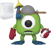 POP Disney Pixar: Monsters Inc. 20th - Mike Wazowski with Mitts Funko Vinyl Figure (Bundled with Compatible Box Protector Case)