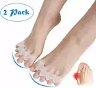 2 x PAIRS Gel Toe Separator Toe Stretchers Spacers Cushioning & pain relief