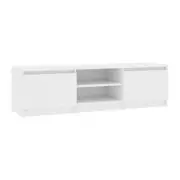 Tv Cabinet White 140X40 Cm Chipboard