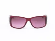Langtemeng Sunglasses - Maroon Rectangle -Bling Arms