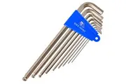 BIKEHAND Bike Bicycle Heavy Duty Precise Hex Allen Wrench Set with Ball End - Sliver