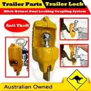 Trailer Lock Hitch Helmet Dual Locking Coupling System JET-SKI BOAT BOX TRAILER