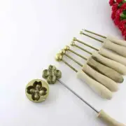 Metal Silk and Leather Flower Mold - Hat Desing Tool for Millinery, Set 7 Pieces