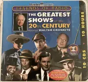 Walter Cronkite Greatest Shows of the 20th Century 10 CDs Legends Of Radio New