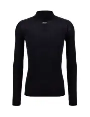 Next 2 Skin Wool Blend Long Sleeve Baselayer Black by Santini