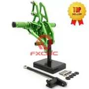 For YZF R15 (R150) 2012-2017 13 CNC Footrests Rearset Footpegs Pedal Rest Green