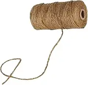 NUOBESTY 1 Roll Natural Jute Twine Heavy Duty Garden Twine String for Crafts DIY Projects and Decorating Thickness Material
