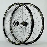 700C Bicycle Wheelset Road Bike Front Rear Wheel Set Ultralight Aluminium Alloy Wheels Disc Brake 8 9 10 11 Speed Cassette 30mm Rims QR (Color : Black-Gray, Size : 700C)
