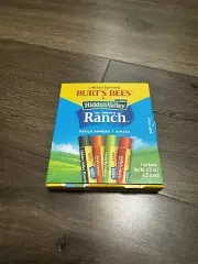 New/Sealed Burt's Bees x Hidden Valley Ranch Dippers Limited Edition 4-Pack