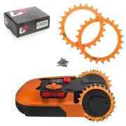 2-teilig Mower Robot Traction improvement Orange Screws Ø 180 MM for Einhell