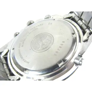 [專業模型] 三眼錶 [SEIKO 862868]  SEIKO 精工 賽車三眼錶[白色面+日期]時尚/軍/中性錶