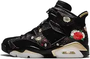 [Jordan] Men's Air 6 Retro CNY, Black/Metallic Gold-Multi