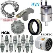 Tune Up Kit Filters Cap Rotor Wire Spark Plugs For JEEP J10 V8 5.9L 1987-1988 (for: Jeep)