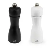 Peugeot 2/24260 Tahiti 6 Inch Black Pepper Mill and White Salt Mill Set