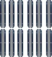 24Pcs Magazine Holder For Binder, 3 Hole Punched，Magazine Organizer, 3 Ring Binder Insert Strips, Organizer, Storage, Black