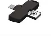 Fiskenet Keychain Lighter 1pc Mini Cigare Lighter Windproof Encendedores (Black)