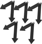 Abaodam Reliable Plastic Construction 5pcs Classroom Teaching Clock Hands Set Boys and Girls Clock Pointer