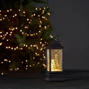 XMAS Vinter Snowman Lantern Black - 411232
