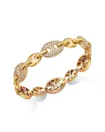 Bloomingdale's Fine Collection Diamond Pave Mariner Link Bracelet in 14K Yellow Gold, 3.75 tcw