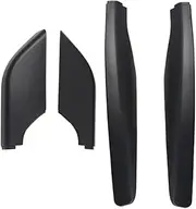 NEGRO 4 PCS Roof Luggage Rack Cover,Fit for Mitsubishi, Pajero V80 2009-2018 Rail End Cover Shell Cap Replacement ABS Roof Rack Shield