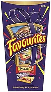 Cadbury Favourites Pack, 9 x 320 Grams