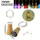 Solar Wine Bottle Led String Fairy Light Garden Powered 2m 20leds Wire Lights