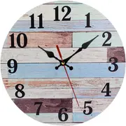 Wall Clock, Quartz Battery Round