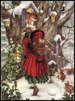 Chart Needlework DIY - Counted Cross Stitch Patterns - Winter's Gift